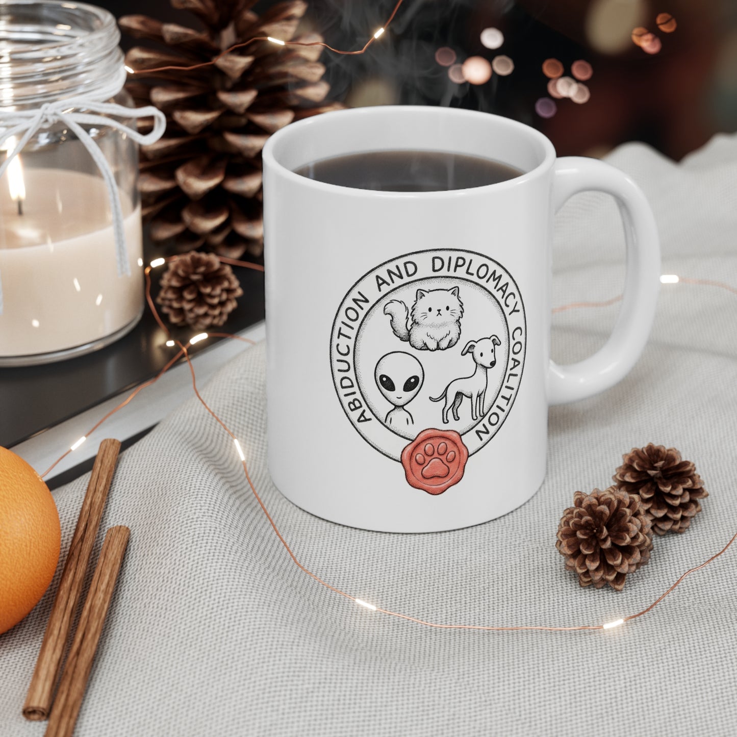 The Multi-Pet & Alien Treaty Seal Mug