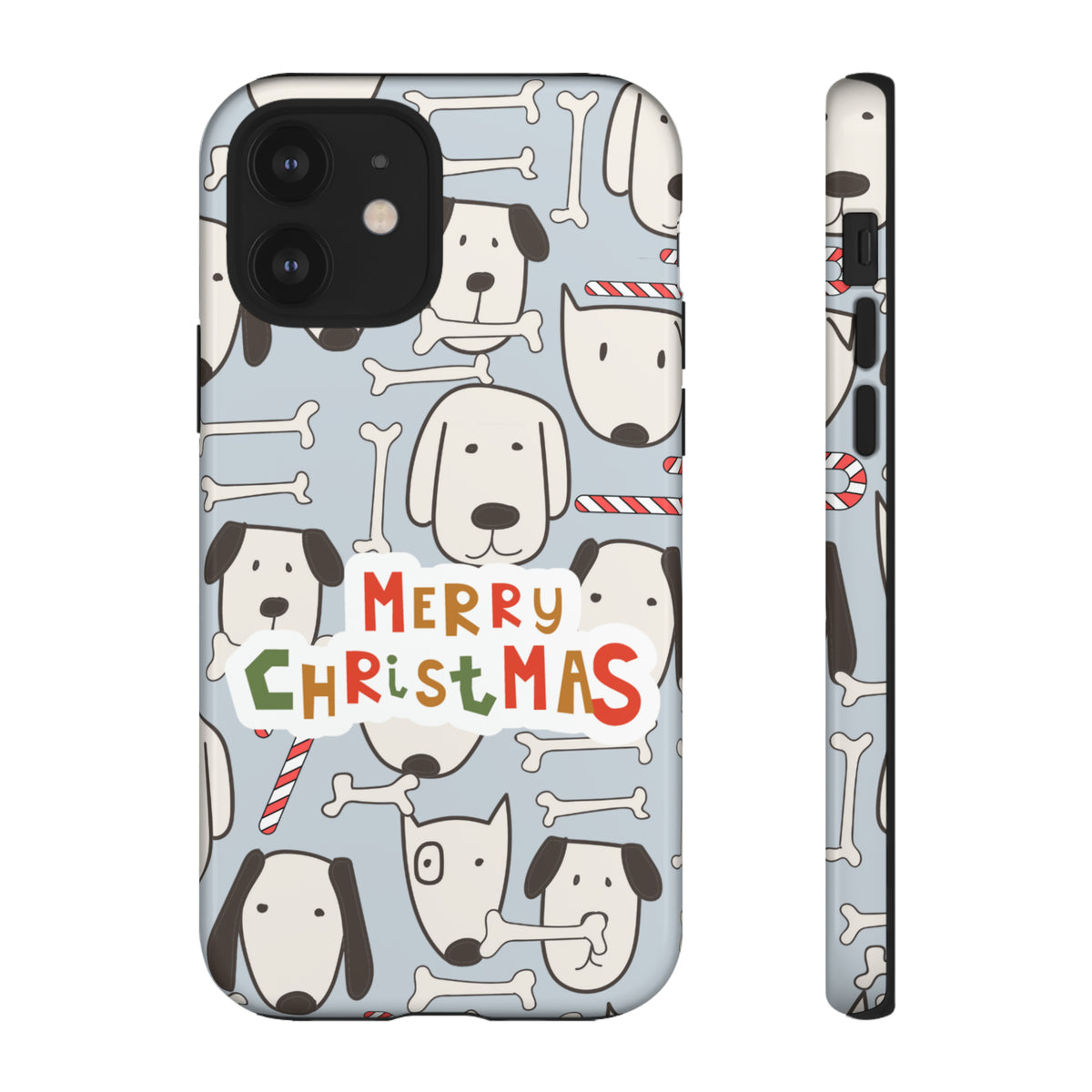 Merry Christmas Dog Pattern Tough Cases