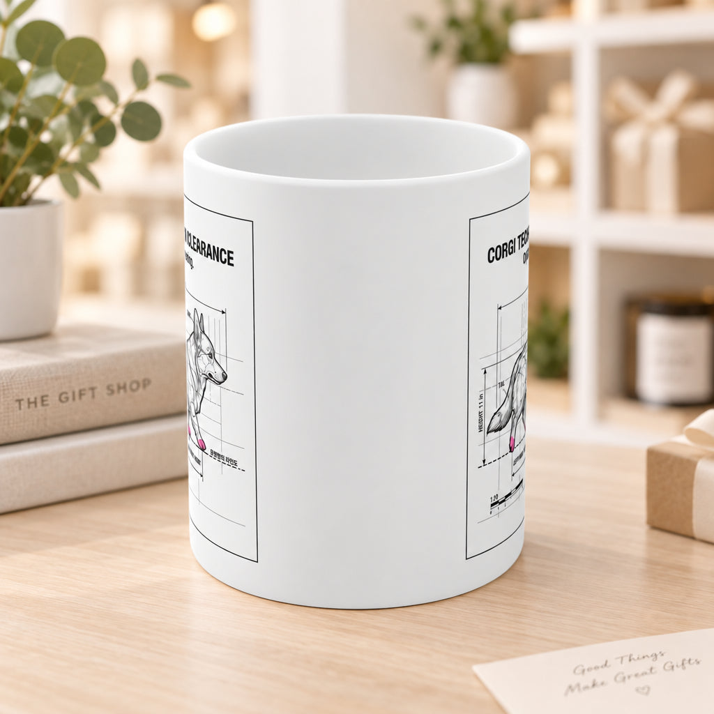 Corgi Ground Clearance Diagram Mug