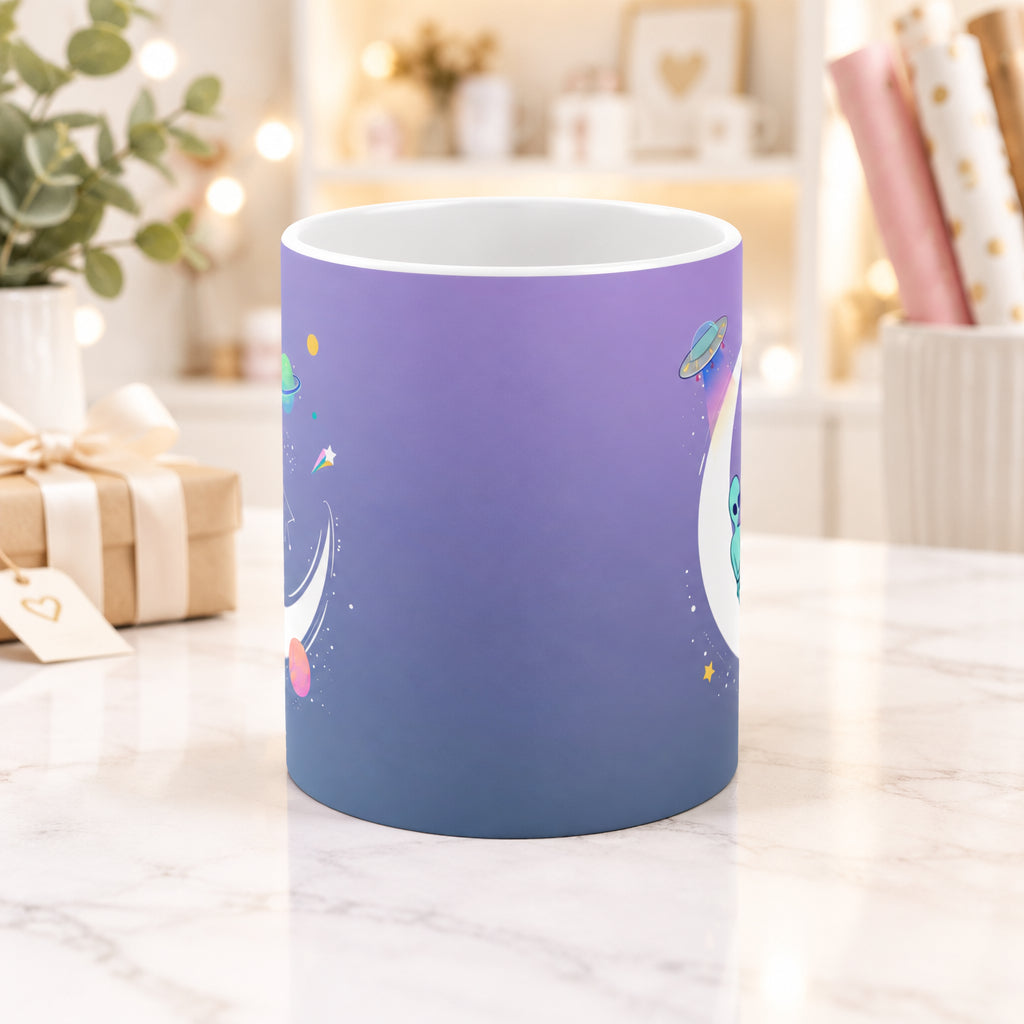 Chilling Alien Purple Mug 11oz