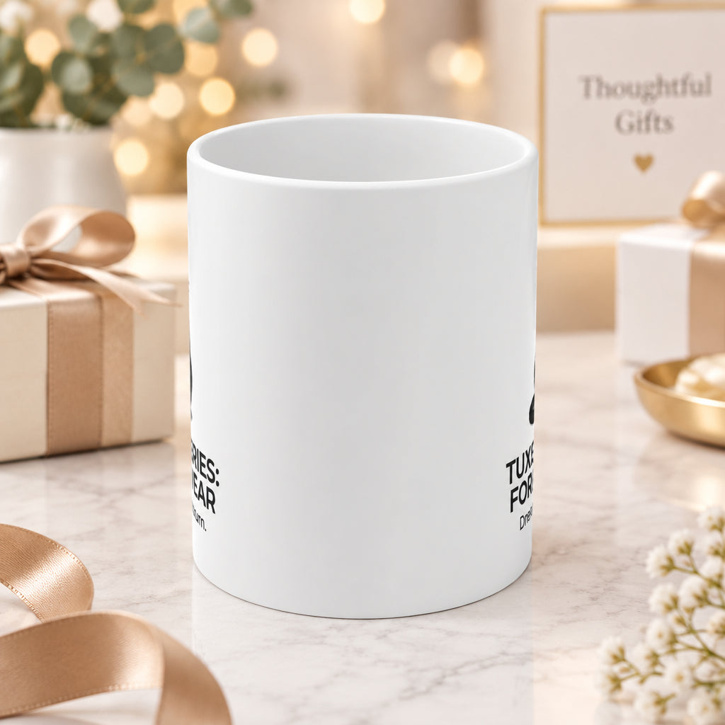 The Tuxedo Cat Formal Wear Schematic Mug