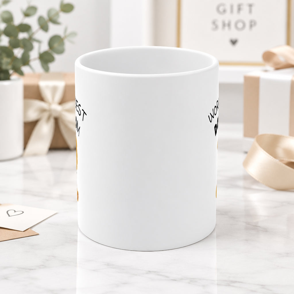 World's Best Dog Mom Novelty Mug
