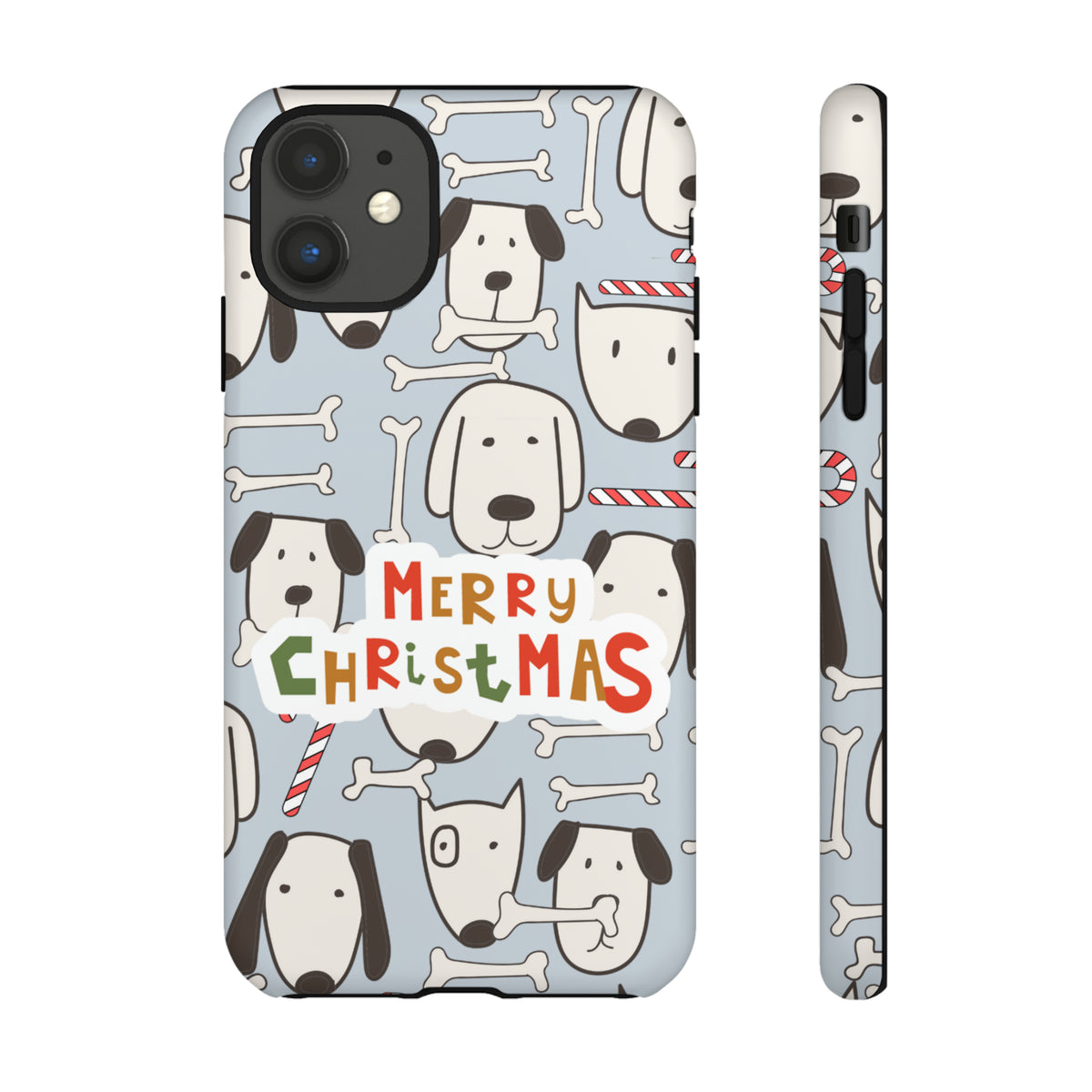 Merry Christmas Dog Pattern Tough Cases