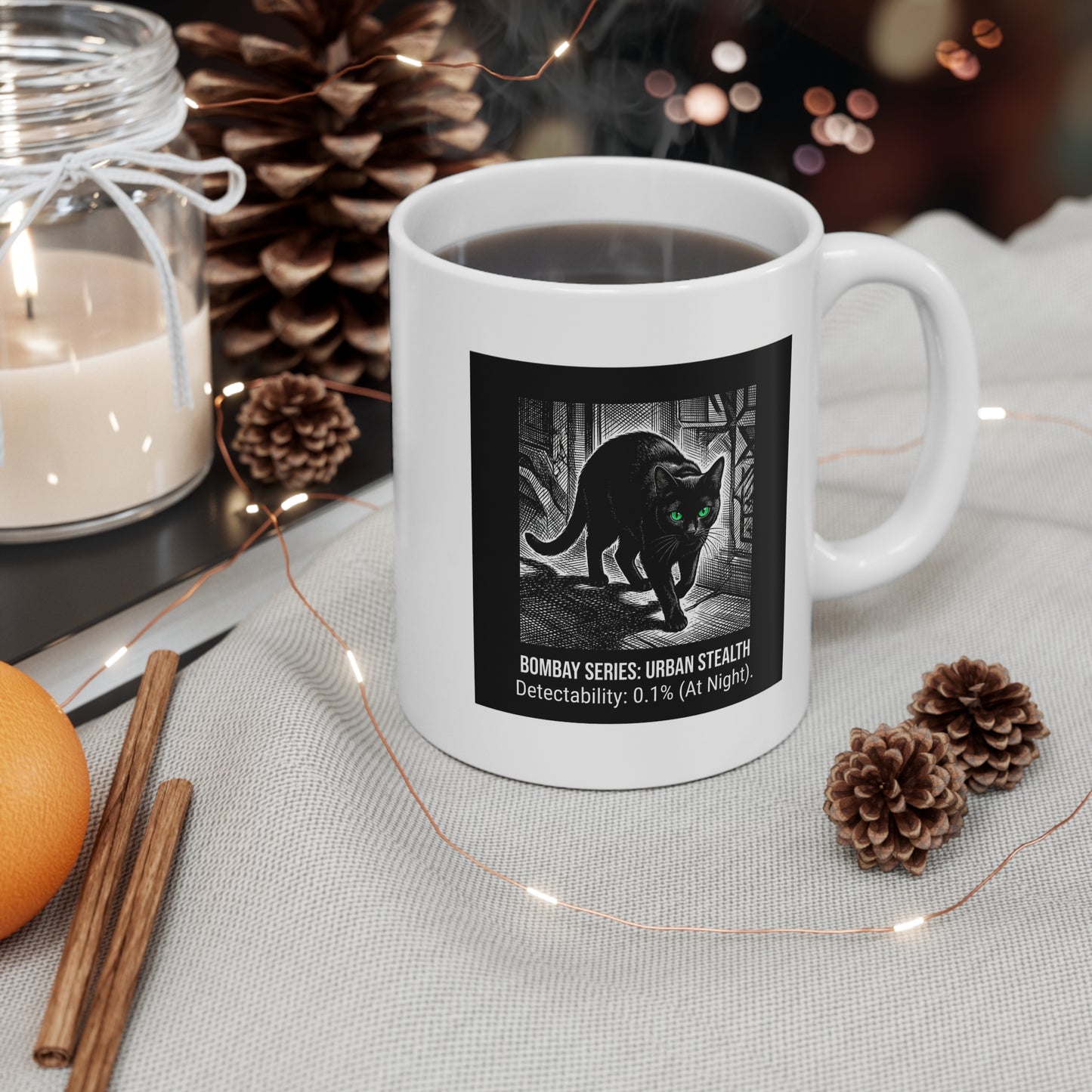 The Bombay Cat Urban Stealth Guide Mug