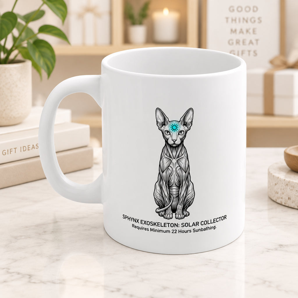 Sphynx Feline Exoskeleton Manual Mug