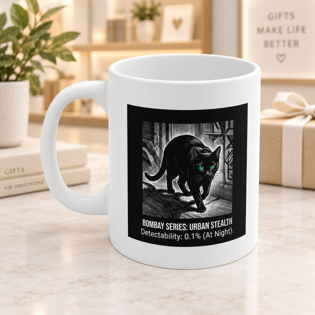The Bombay Cat Urban Stealth Guide Mug