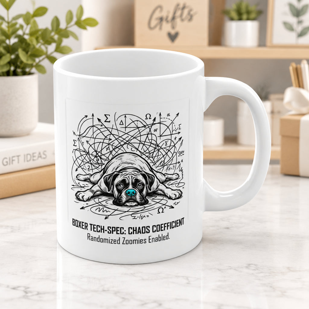 The Boxer Chaos Coefficient Diagram Mug