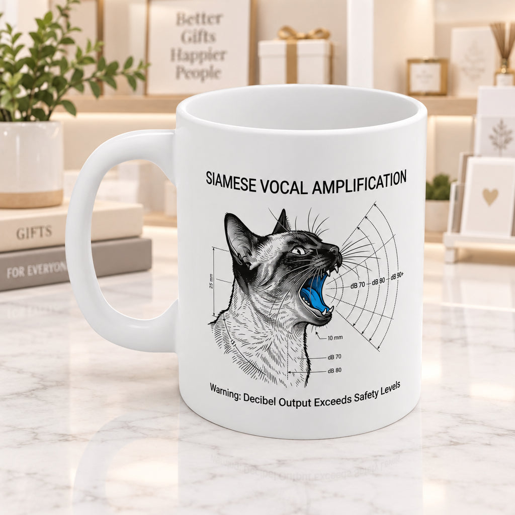 The Siamese Vocal Amplification Chart Mug