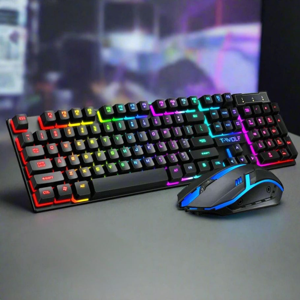 104 Keys RGB Gaming Keyboard and Mouset Set