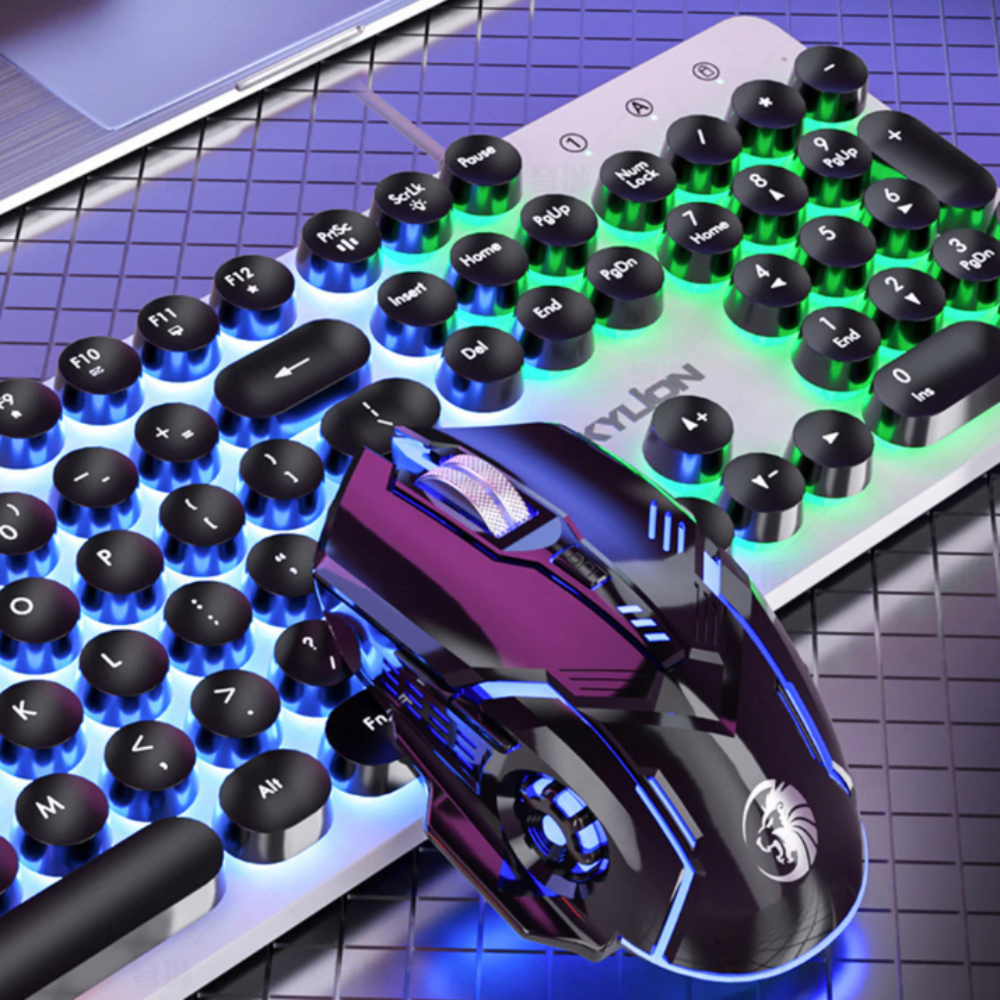 Dragon BX9 LED Backlight Gaming Keyboard Mouse Set