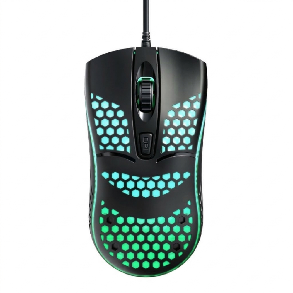 USB Wired Light Up Gaming Keyboard and Mouse Set