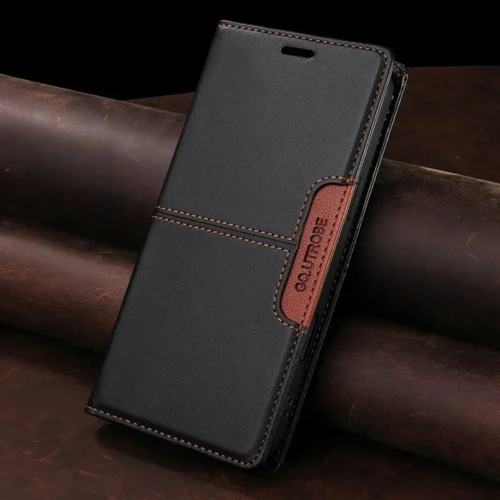 Magnetic Flip Wallet Case for iPhone 12 to 17 series