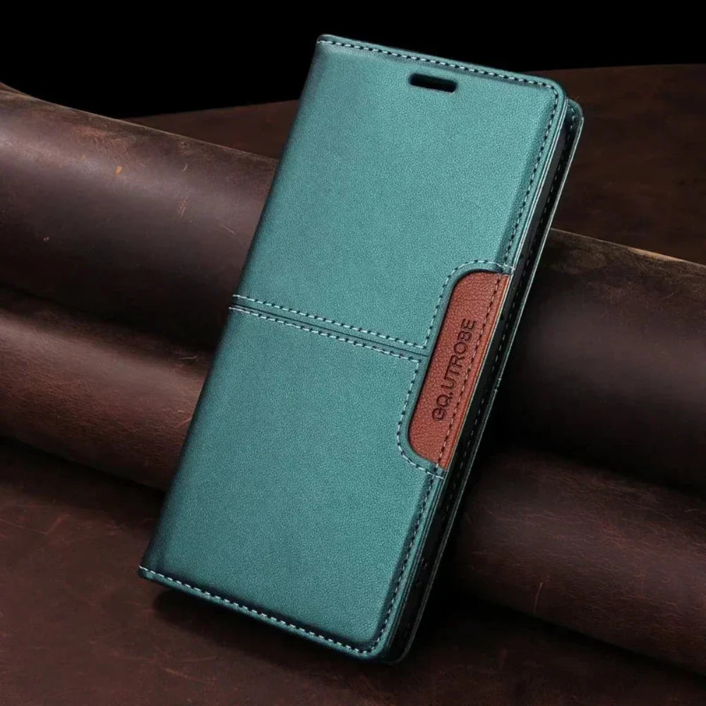 Magnetic Flip Wallet Case for iPhone 12 to 17 series