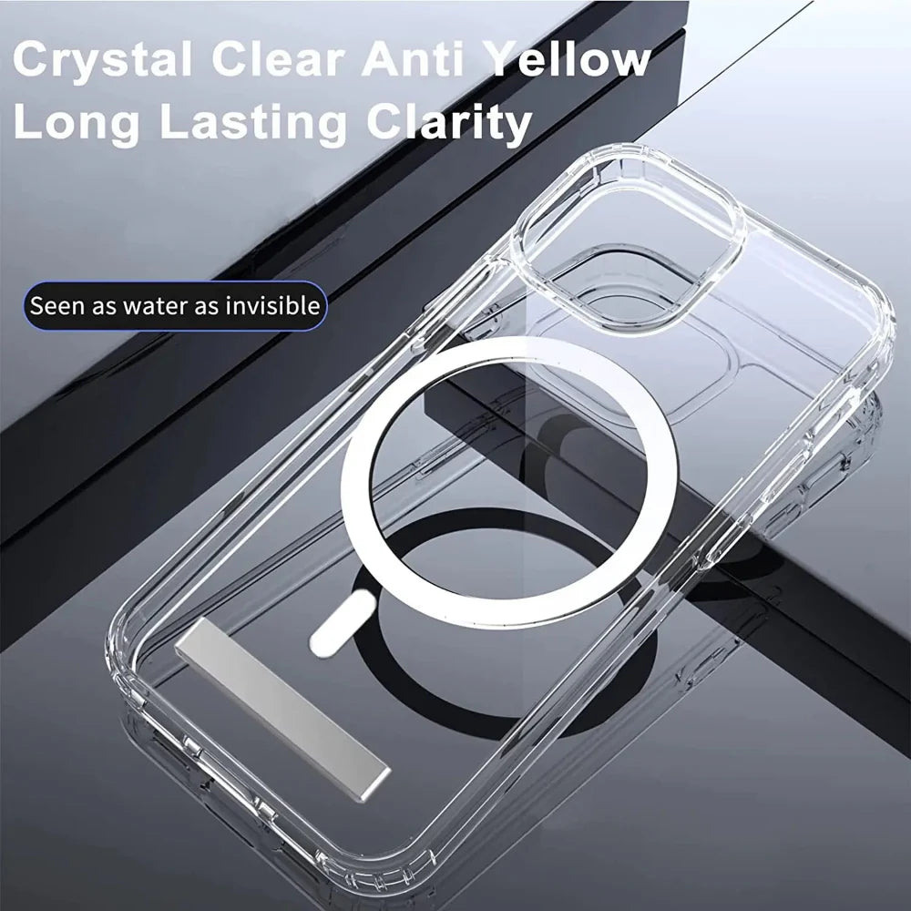 Magnetic Compatiable Kickstand Case for iPhone 12 to 17 series