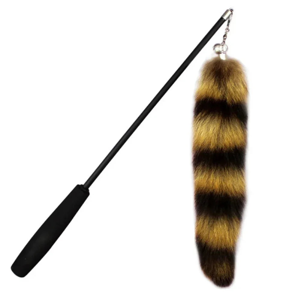 Faux Feather Cat Toy Stick