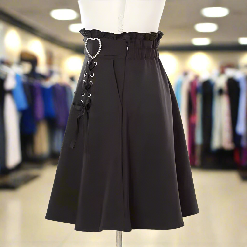 Anime Inspired High Waist Gothic Skirt