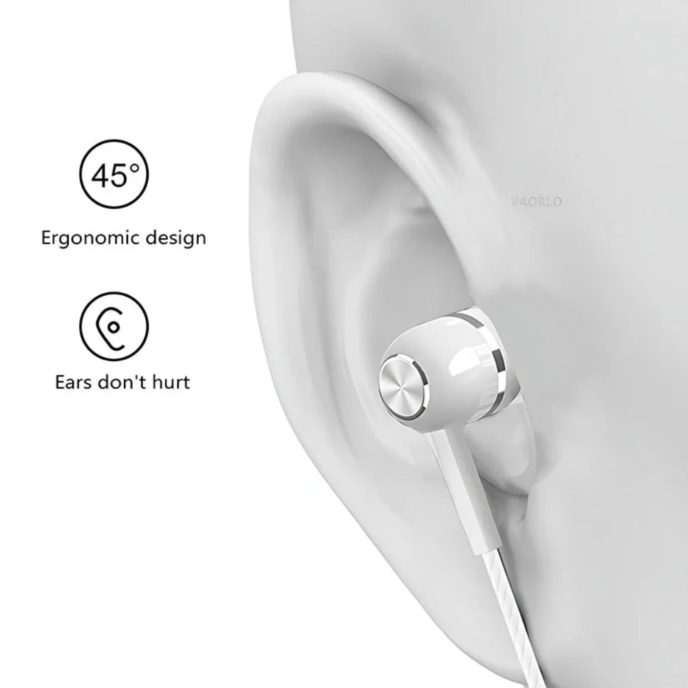 Buy 1 Get 2 Free | 3.5mm HiFi Heavy Bass Wired Earbuds