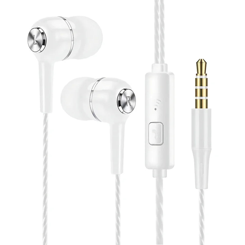 Buy 1 Get 2 Free | 3.5mm HiFi Heavy Bass Wired Earbuds