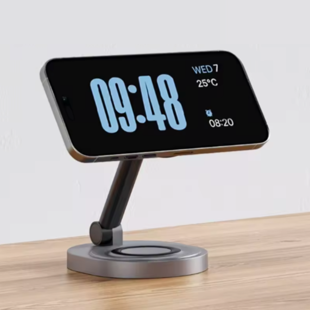 Foldable 3 in 1 Wireless Magnetic charger for iPhone, Airpod and iWatch