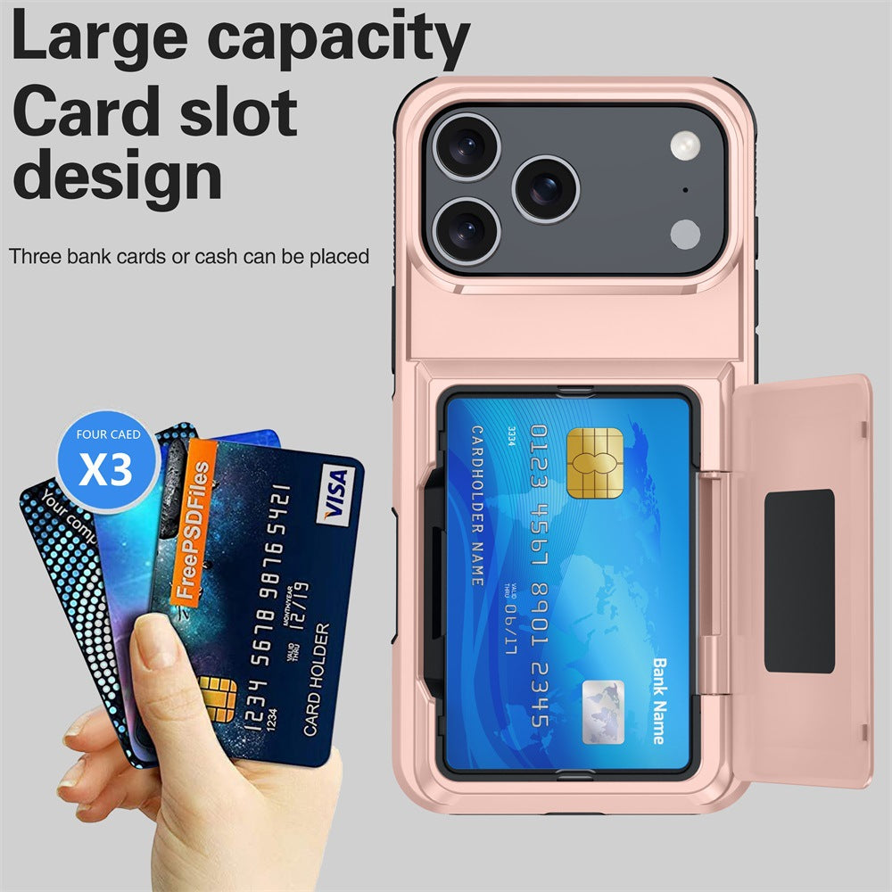 Protective Phone Case for iPhone With Card Slot