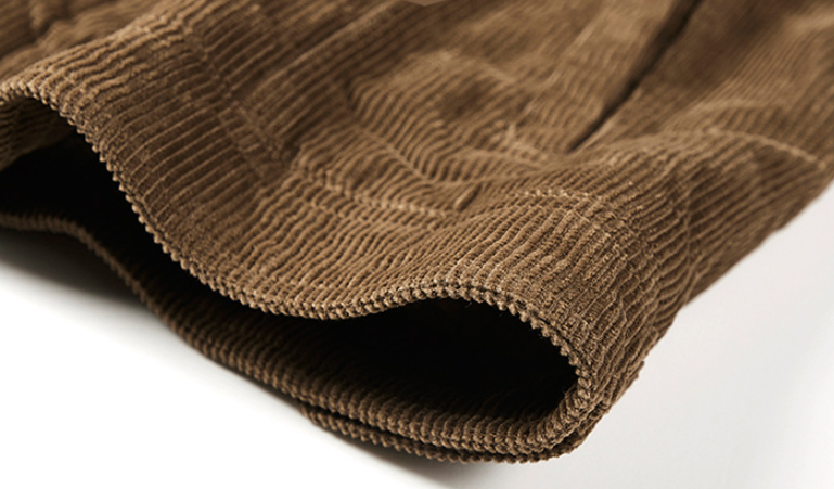 Mens Corduroy Jacket With Faux Shearling Inner