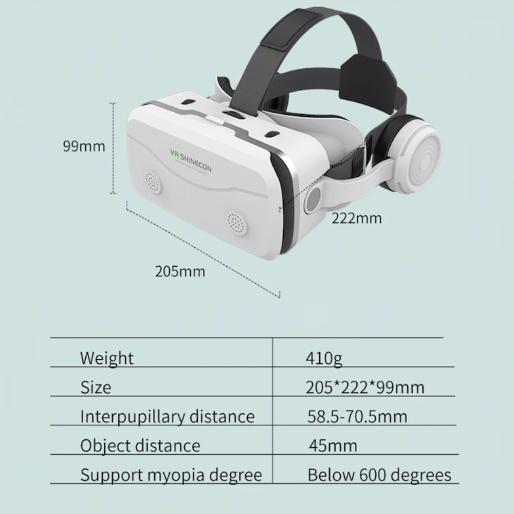 3D VR Glasses Virtual Reality Headset With Joystick