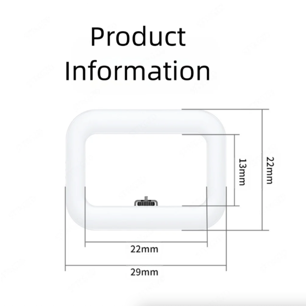Handheld Rechargeable Ring Fill Light with Phone Holder