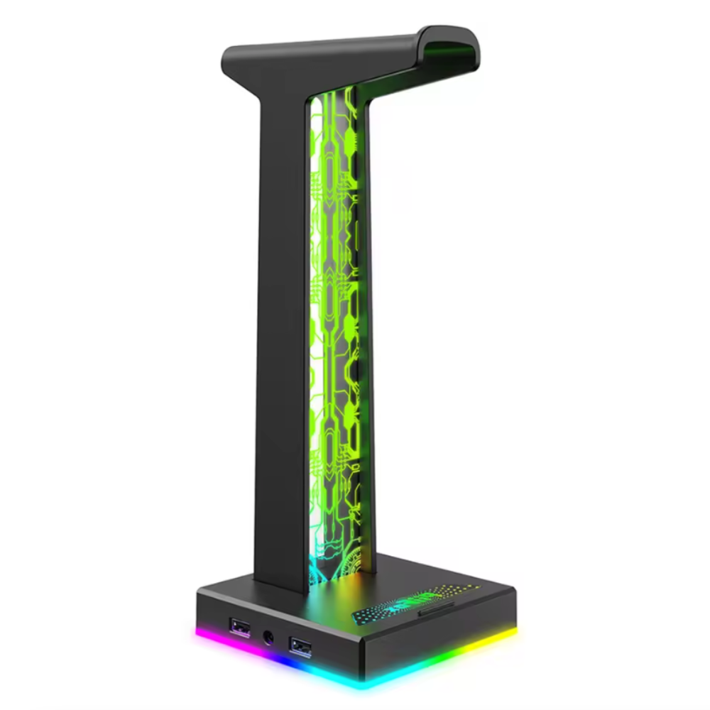 GlowHold RGB: 10-Effect Gaming Headset Stand