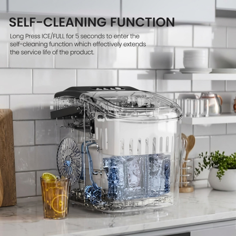 Compact Countertop Ice Maker