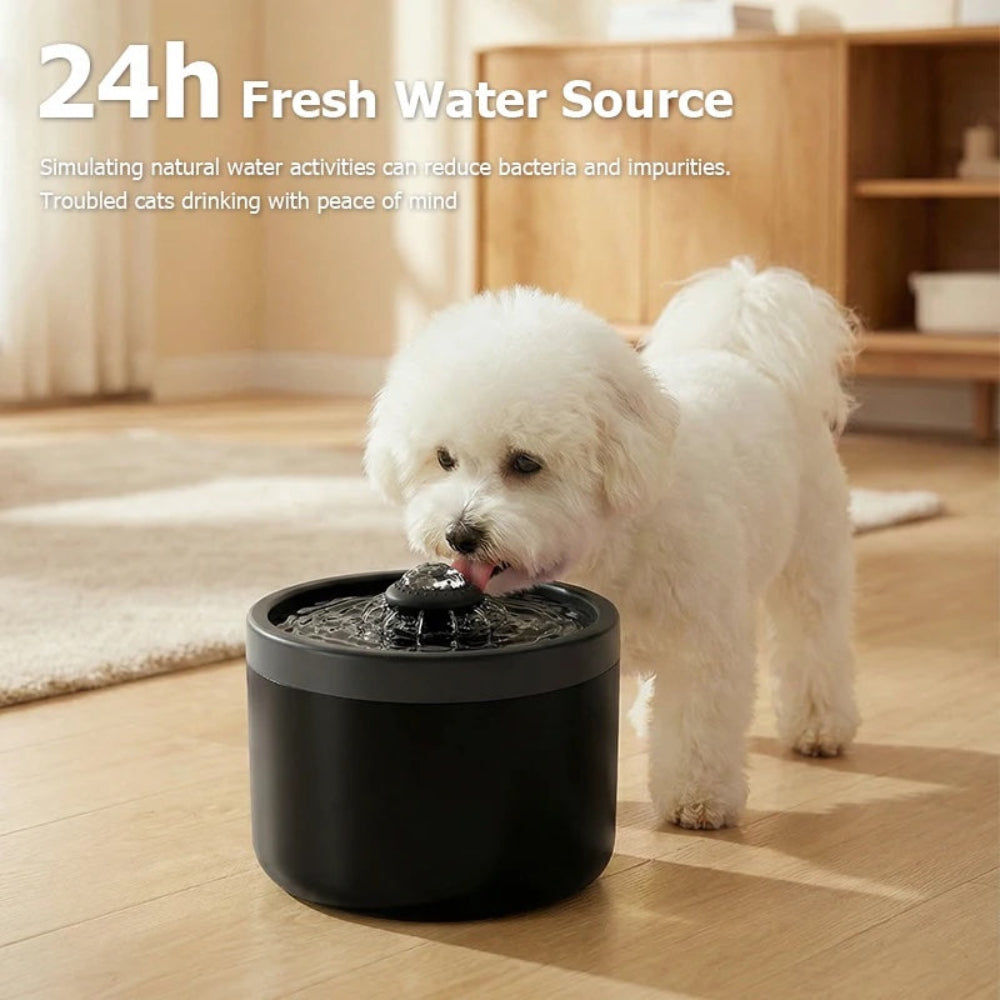 WhisperFlow Pet Fountain – 1.8L Quiet Hydration Station