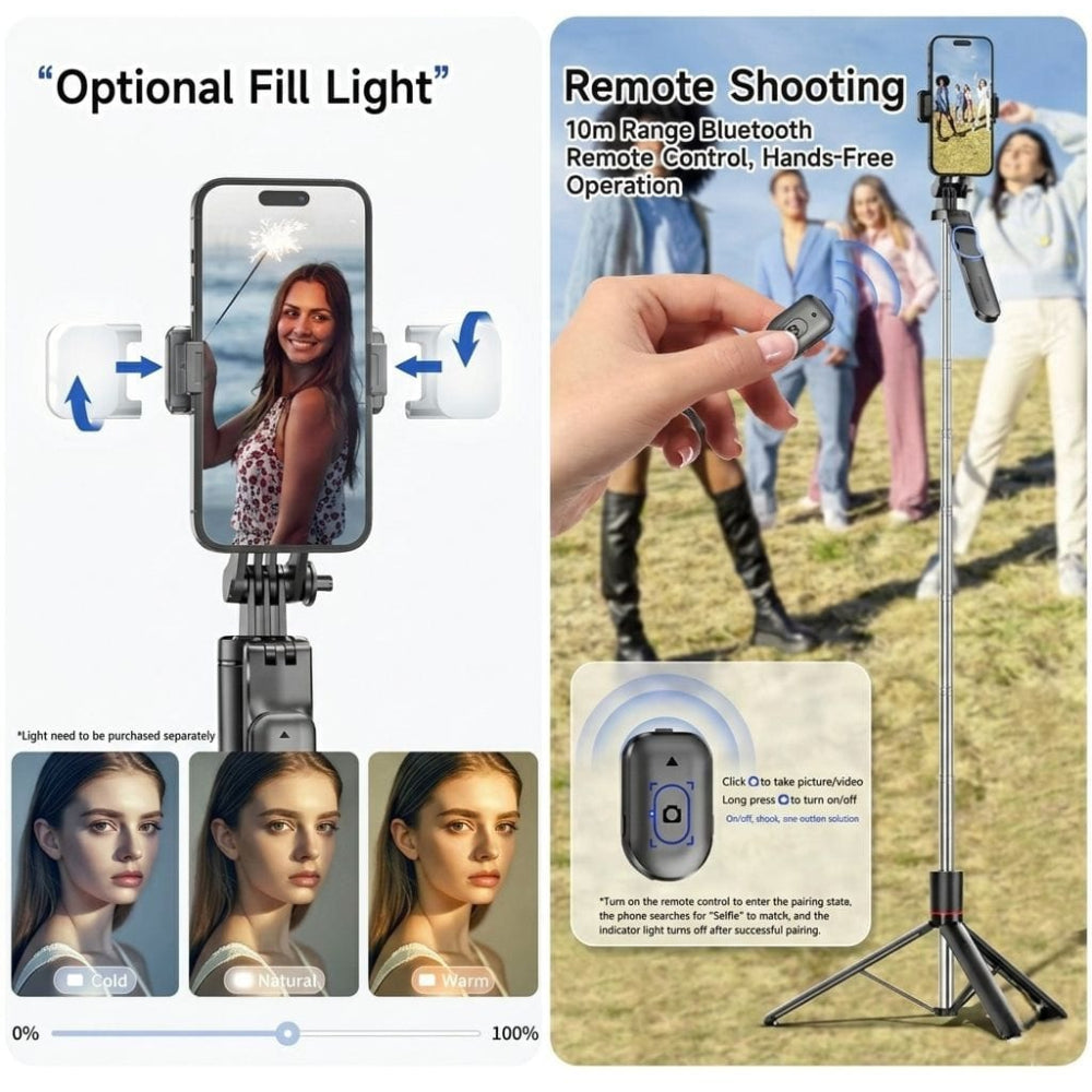 Dual-Light Selfie Glow Stick