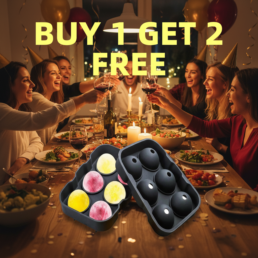Buy 1 Get 2 Free | Round Shape Ice Maker Mold |