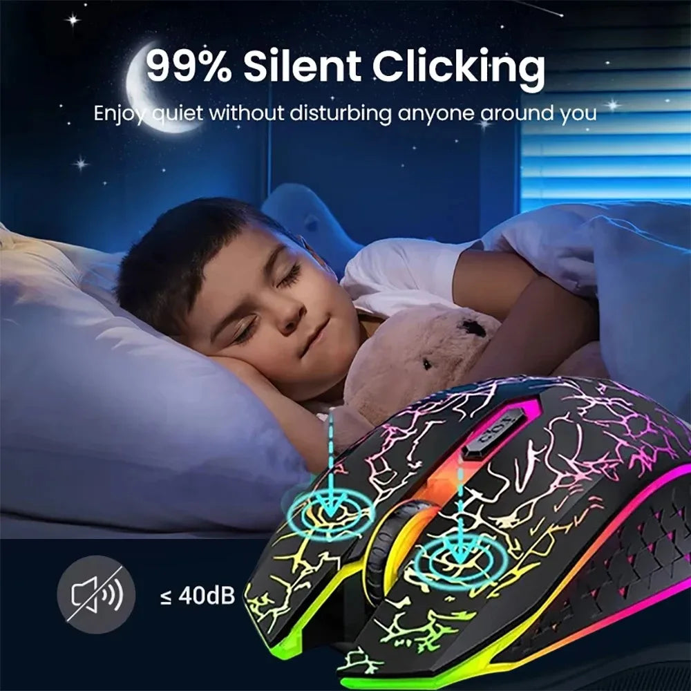 Buy 1 Get 2 Free | RGB Wireless Gaming Mouse
