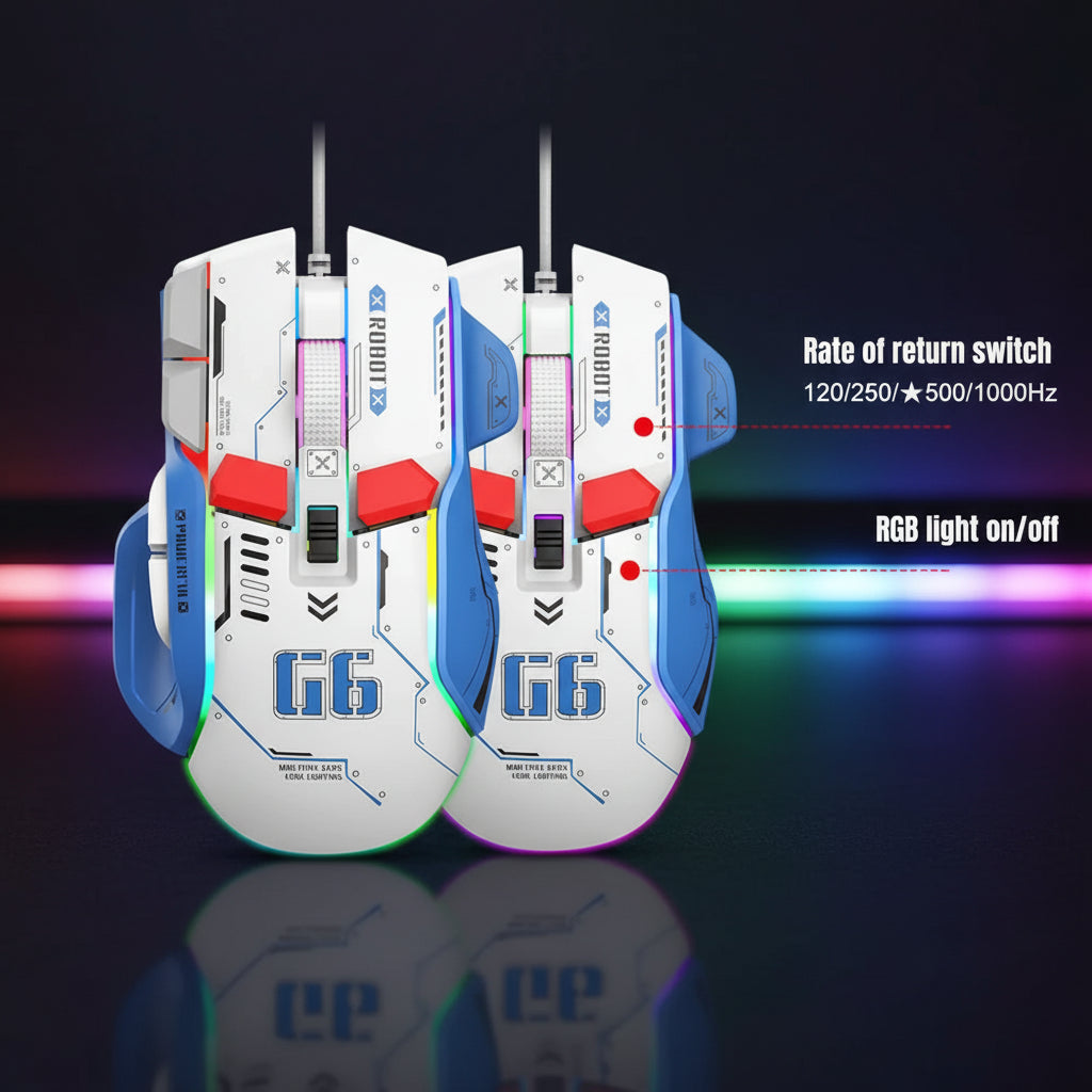 RGB USB Gaming Mouse in Black