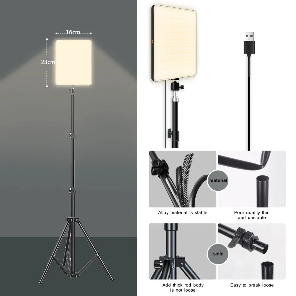Onetify LED Studio Lamp with Tripod ( Buy 1 Get 1 Free)