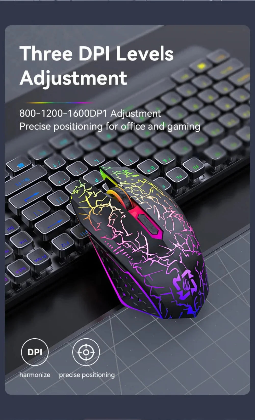 Buy 1 Get 2 Free | RGB Wireless Gaming Mouse