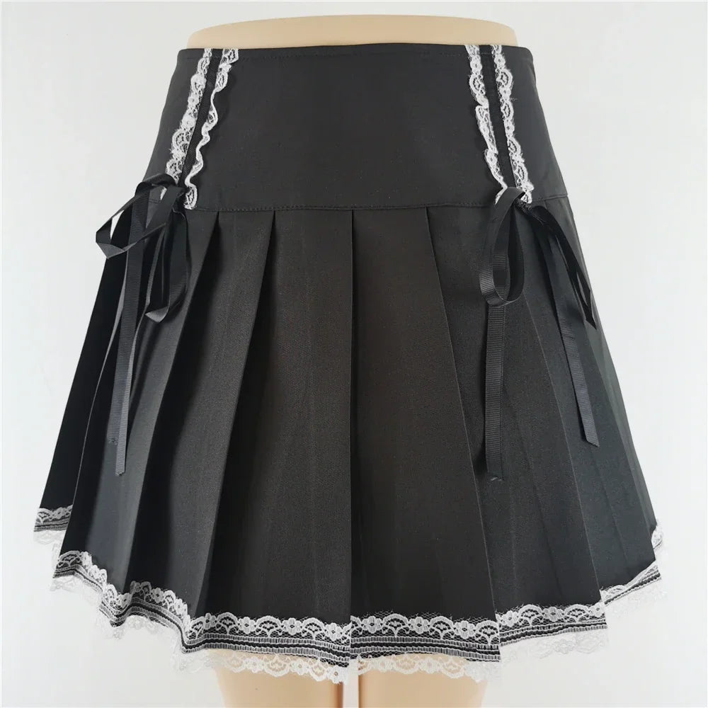 Anime Theme High Waist Gothic Skirt