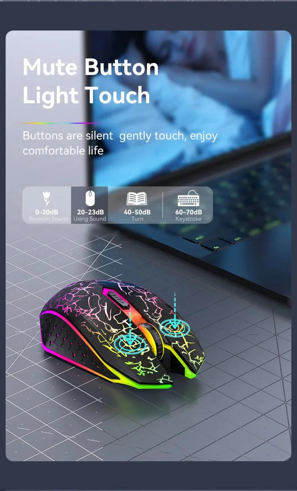 Buy 1 Get 2 Free | RGB Wireless Gaming Mouse