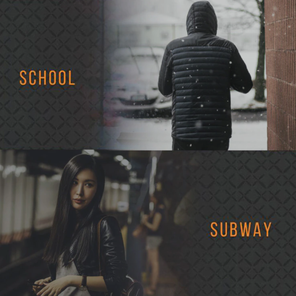 Windproof USB Heated Winter Jacket with Removable Hood