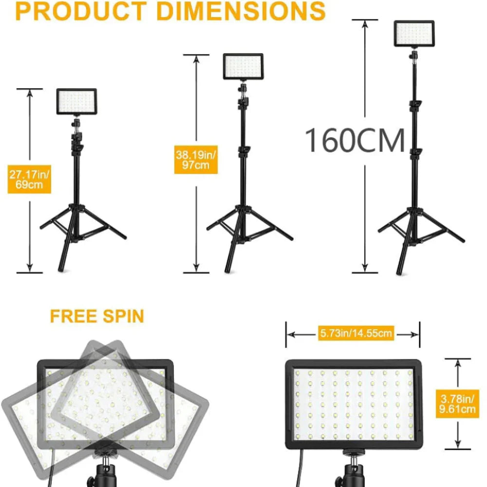Onetify 4 Color RGB LED Tripod ( 2 Units Set)
