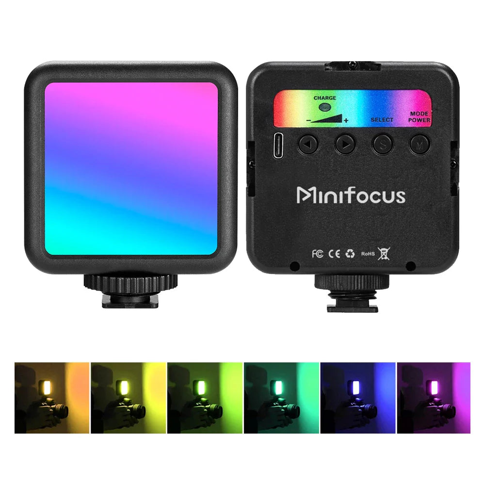 Mini Pocket RGB LED Camera Light