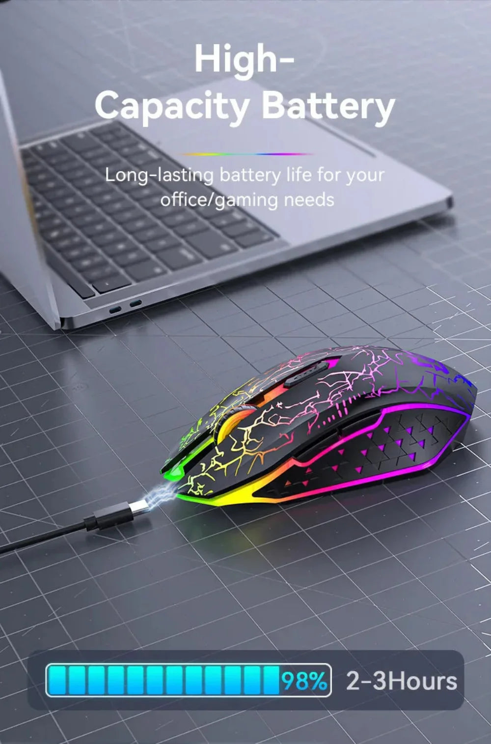 Buy 1 Get 2 Free | RGB Wireless Gaming Mouse
