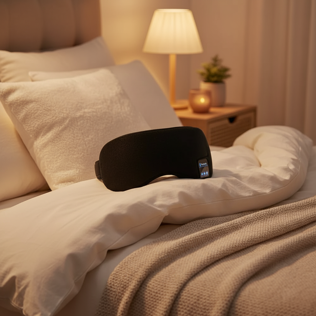 Wireless Sleep Headphones Eye Mask with Bluetooth