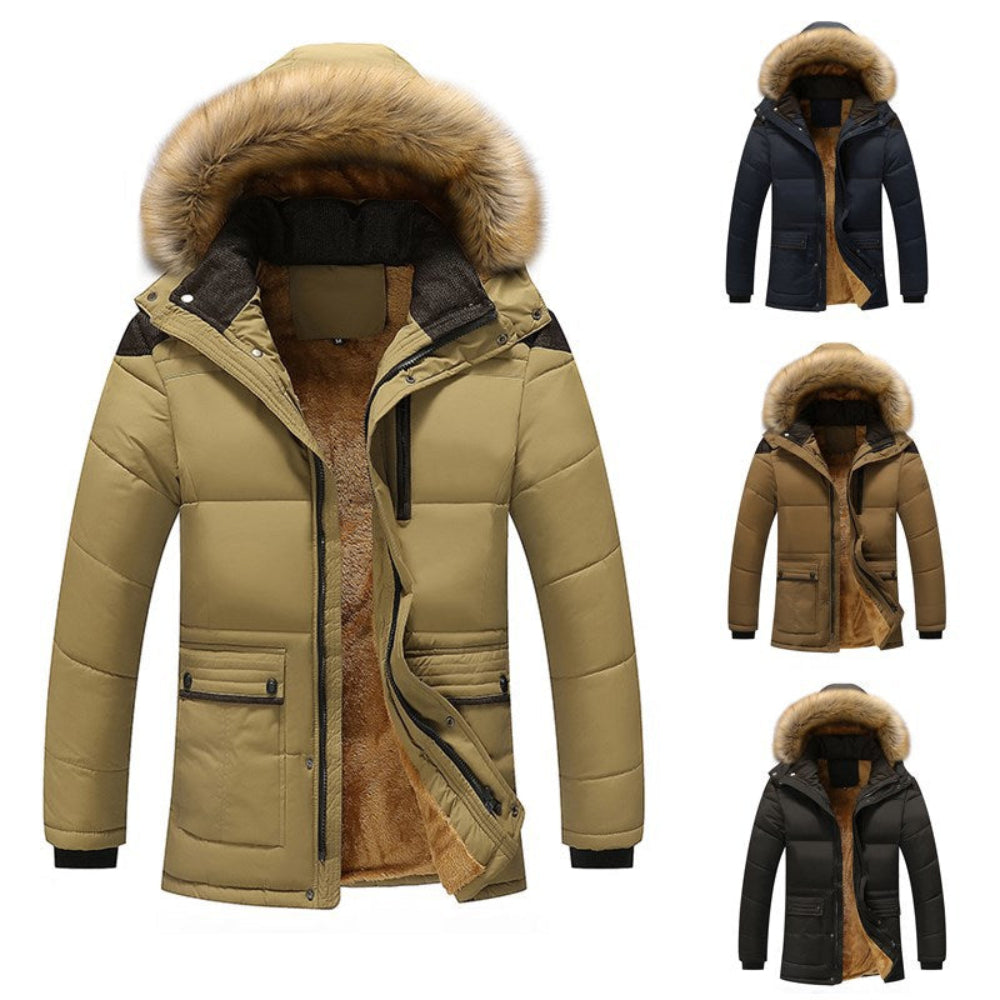 Men Hooded Winter Coat