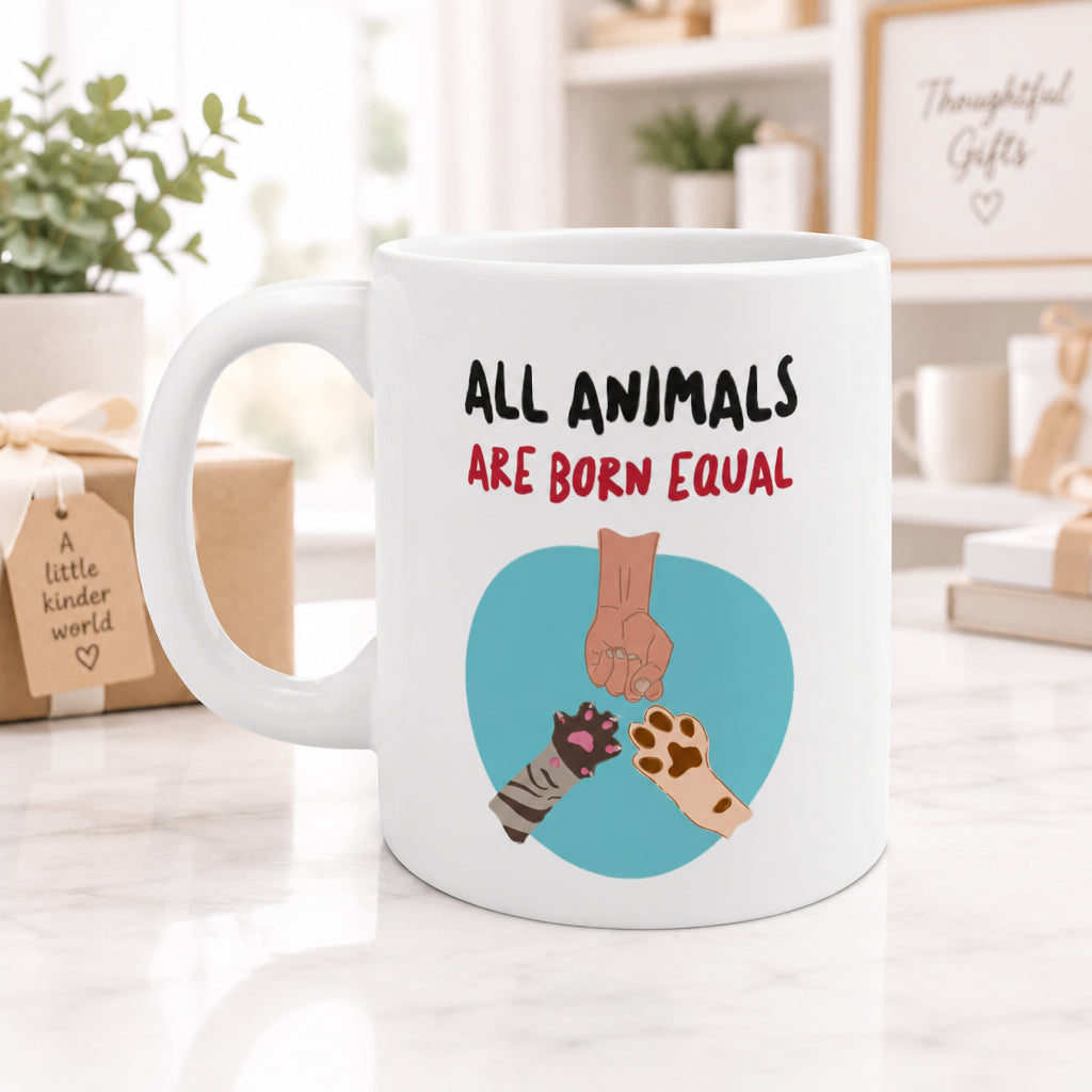 All Animals Are Born Equal Mug