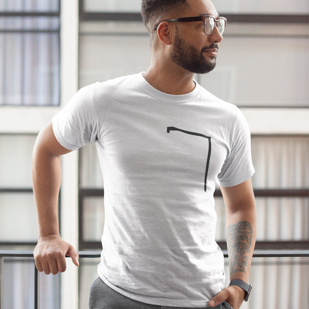 Mens Angle Shaped T-Shirt