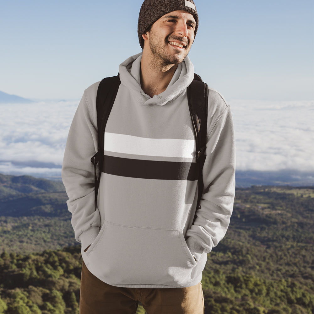 Mens Double Strip Hoodie