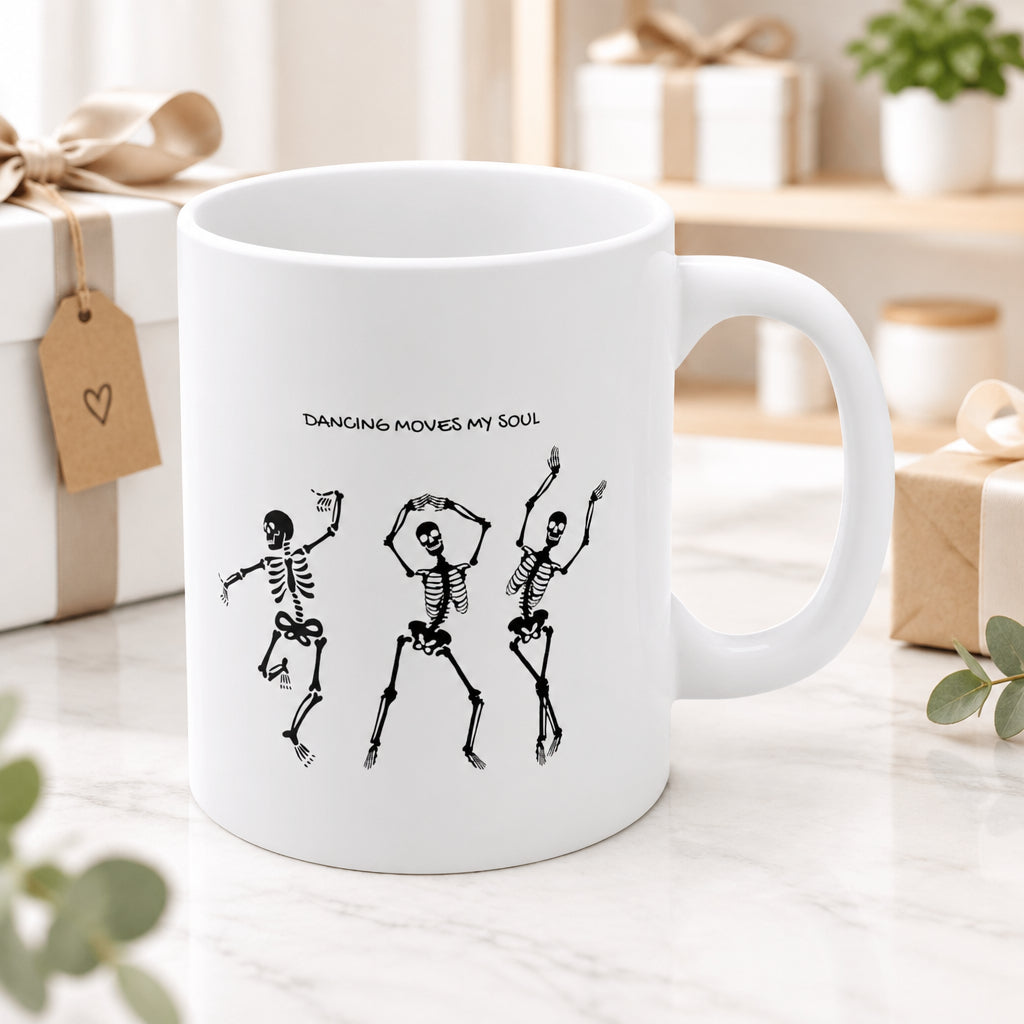 Skeletons Dancing Mug