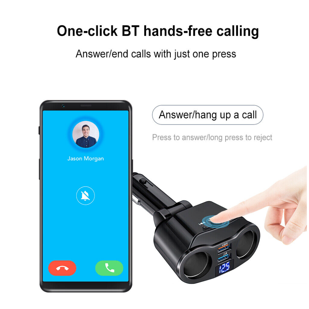 Dual Car Lighter Adaptor with USB Port