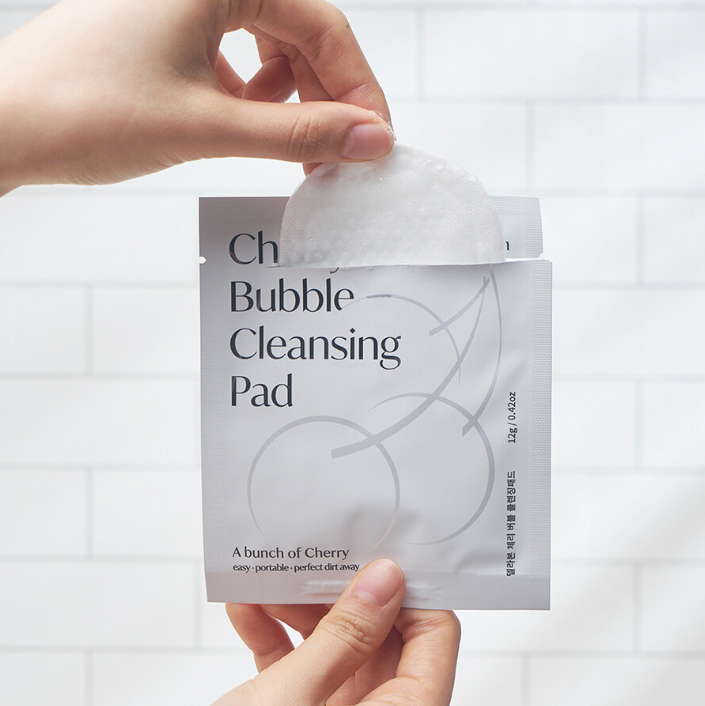 Korea Della Born Cherry Bubble Cleansing Pads